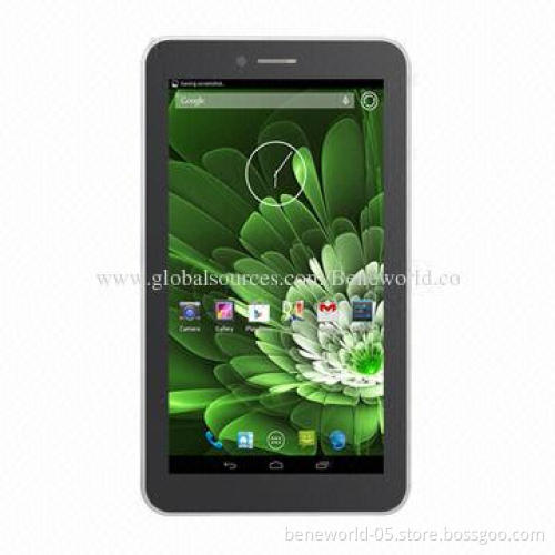 Metal housing 7-inch MTK8382 quad core tablet PC, built-in 3g calling, GPS, HDMI